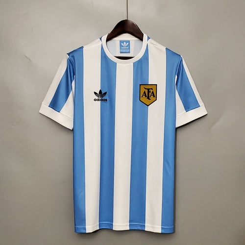 Camisa Titular da Argentina 1978 - Versão Retrô
