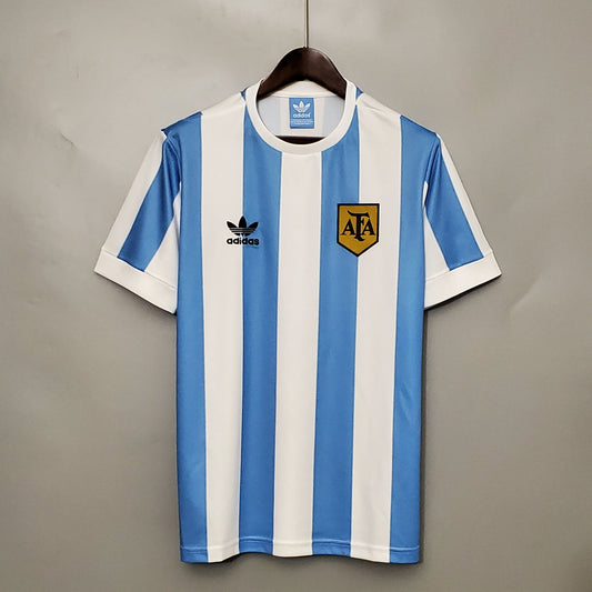 Camisa Titular da Argentina 1978 - Versão Retrô