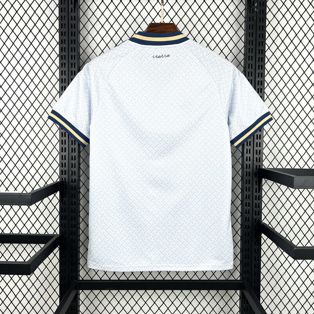 Camisa Reserva da Seleção da Itália 2026/27 - Adidas Masculina Torcedor - Branca/Azul