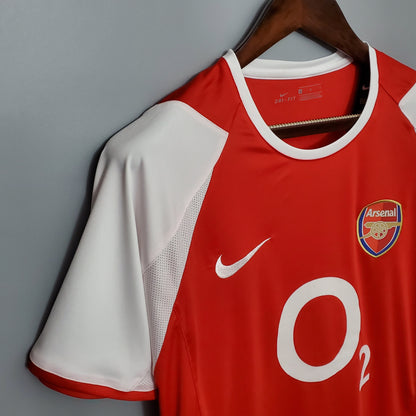 Camisa Titular do Arsenal 02/04 - Versão Retrô