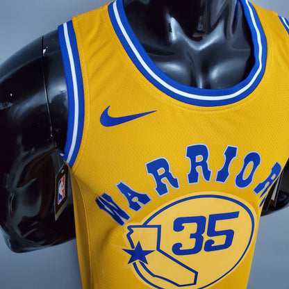 Camisa NBA Golden State Warriors #35 Durant - Retrô Amarela