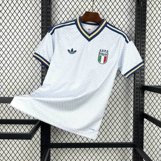 Camisa Reserva da Seleção da Itália 2026/27 - Adidas Masculina Torcedor - Branca/Azul