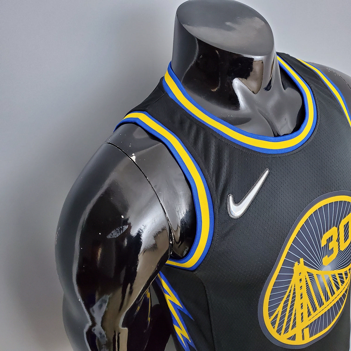 Camisa NBA Golden State Warriors #30 Curry - #2974 Preta