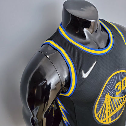 Camisa NBA Golden State Warriors #30 Curry - #2974 Preta