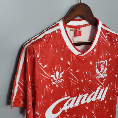 Camisa Titular Liverpool 89/91 - Versão Retrô