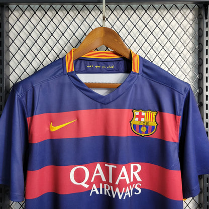 Camisa titular do Barcelona 15/16 - Versão retrô