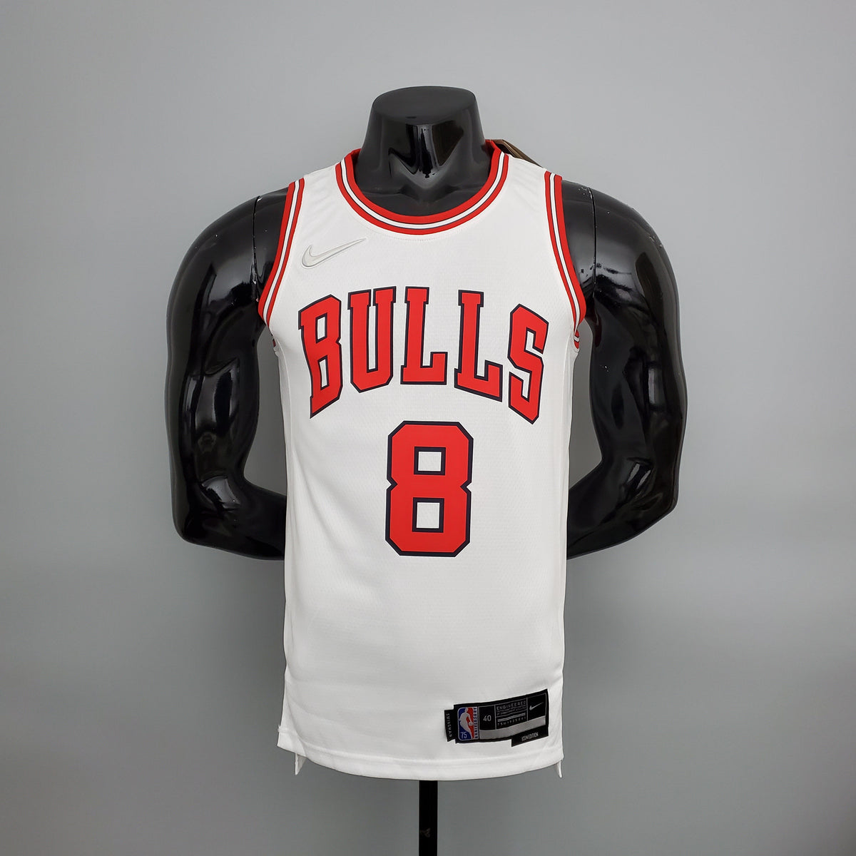 Camisa NBA Chicago Bulls #8 LaVine - 75º Aniversário Branca