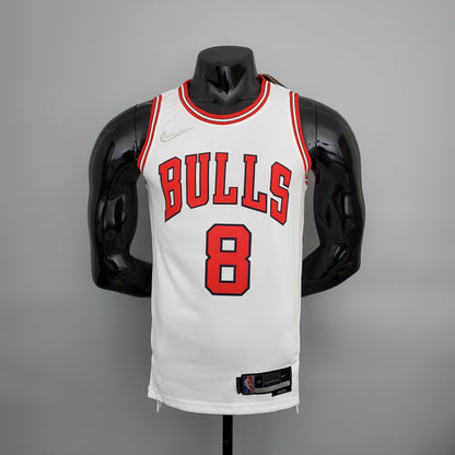 Camisa NBA Chicago Bulls #8 LaVine - 75º Aniversário Branca