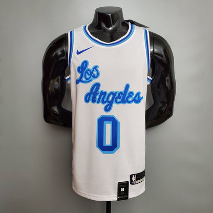 Camisa NBA Lakers #0 Kuzma Retro Night Branca - 23/24