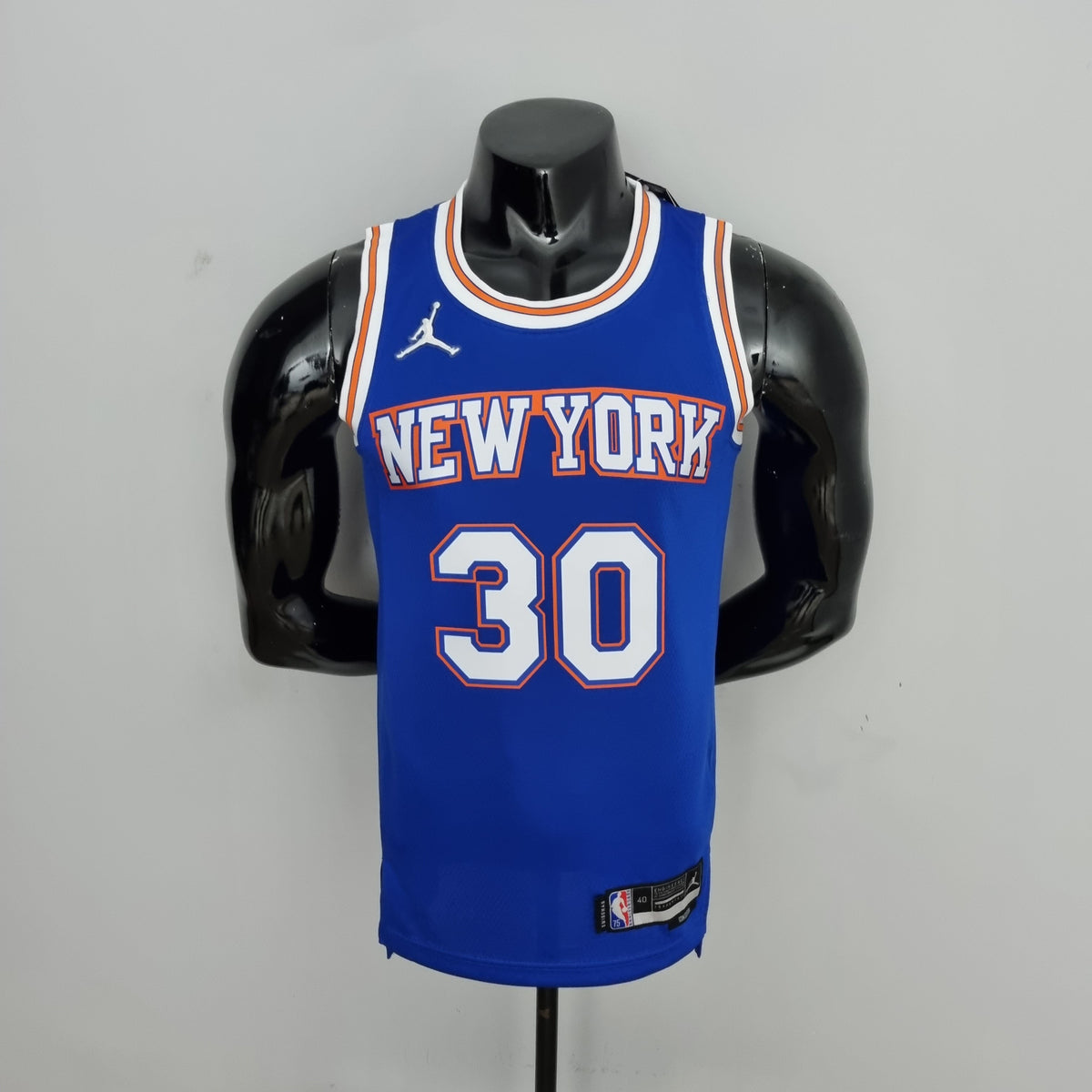 Camisa NBA NY Knicks #30 Randle - 75º Aniversário Limited Blue