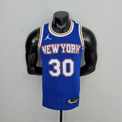 Camisa NBA NY Knicks #30 Randle - 75º Aniversário Limited Blue