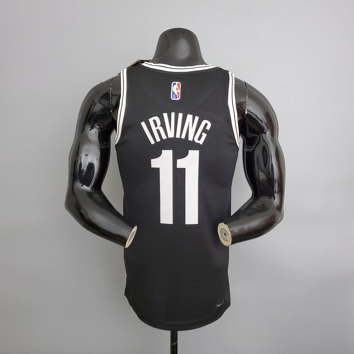 Camisa NBA Brooklyn Nets #11 Irving - 75º Aniversário Preta
