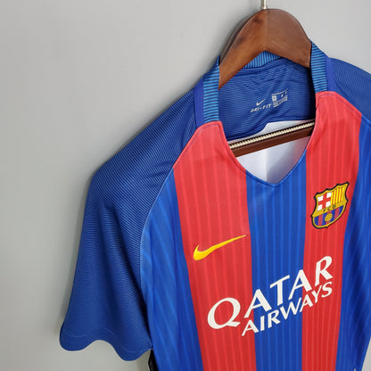 Camisa Titular do Barcelona 16/17 - Versão Retrô