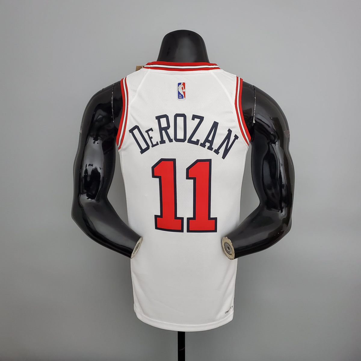 Camisa NBA Chicago Bulls #11 DeRozan - 75º Aniversário Branca