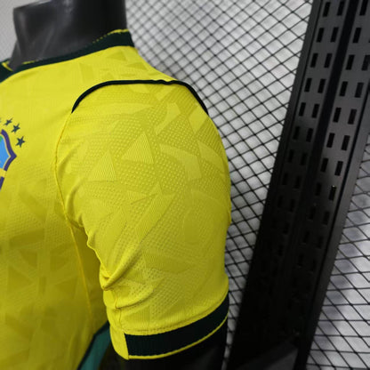 Camisa Brasil Home 2026/27 - Nike Jogador Masculina - Amarela/Verde
