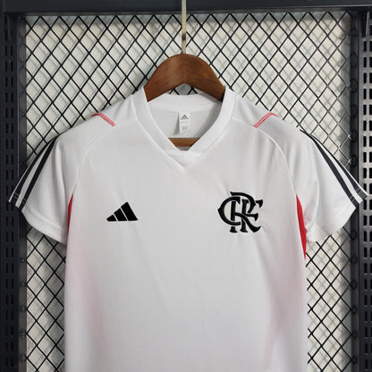 Kit Infantil de Treino Flamengo 23/24 - Branco