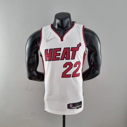 Camisa NBA Miami Heat #22 Butler - 75º Aniversário Branca