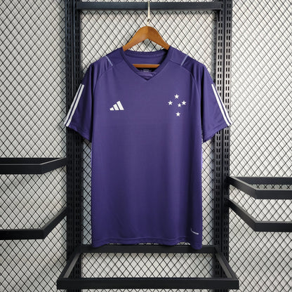 Camisa de Treino Cruzeiro 23/24 - Adidas Masculina - Roxa