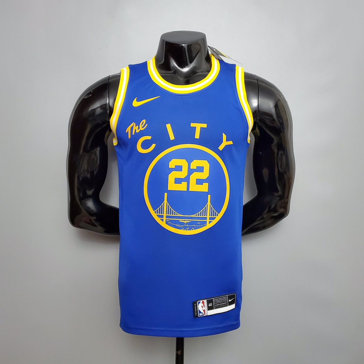 Camisa NBA Golden State Warriors #22 Wiggins - Azul Treino
