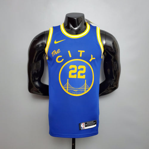 Camisa NBA Golden State Warriors #22 Wiggins - Azul Treino