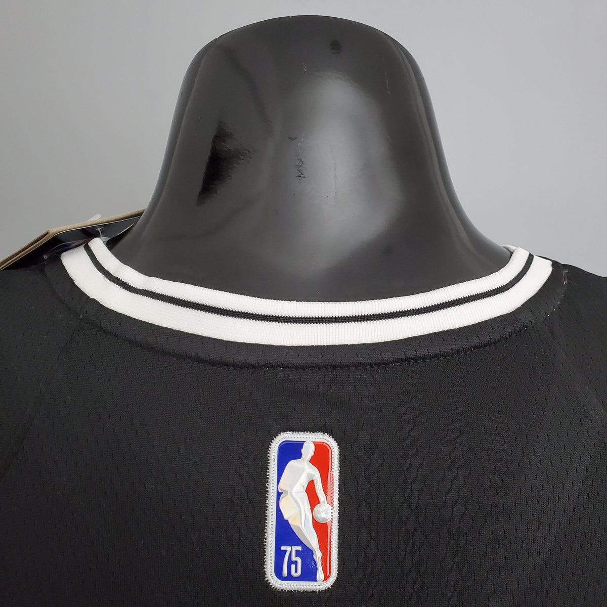 Camisa NBA Brooklyn Nets #10 Personalizável - 75º Aniversário Preta