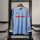 Camisa Manchester United Reserva 90/92 - Versão Retro Manga Comprida