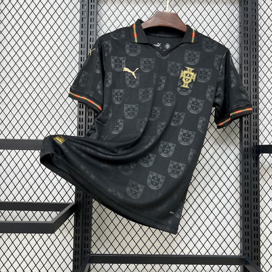Camisa Seleção Portugal Reserva 2026/27 - Puma Torcedor Masculina - Preta