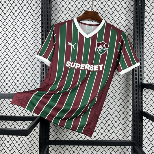 Camisa Fluminense Home 2026/27 - Puma Torcedor Masculina - Grená/Verde