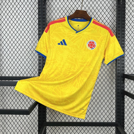 Camisa da Seleção da Colômbia Home 2026/27 - Adidas Torcedor Masculina - Amarela/Azul