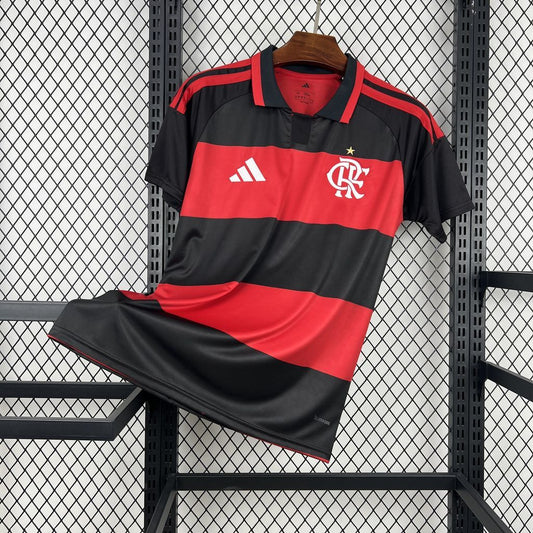 Camisa Flamengo Home 2026/27 - Adidas Torcedor Masculina - Vermelha/Preta