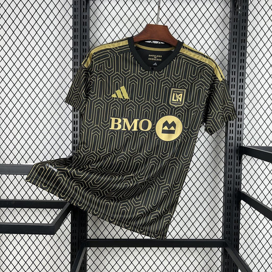Camisa Los Angeles FC Home 2026/27 - Adidas Torcedor Masculina - Preta/Dourada