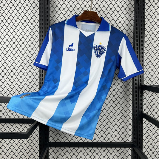 Camisa Paysandu Home 2026/27 - Lobo Torcedor Masculina - Azul/Branca