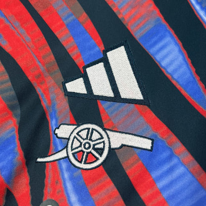 Camisa Pré-Jogo Arsenal 2026/27 - Adidas Masculina Torcedor - Vermelha/Azul