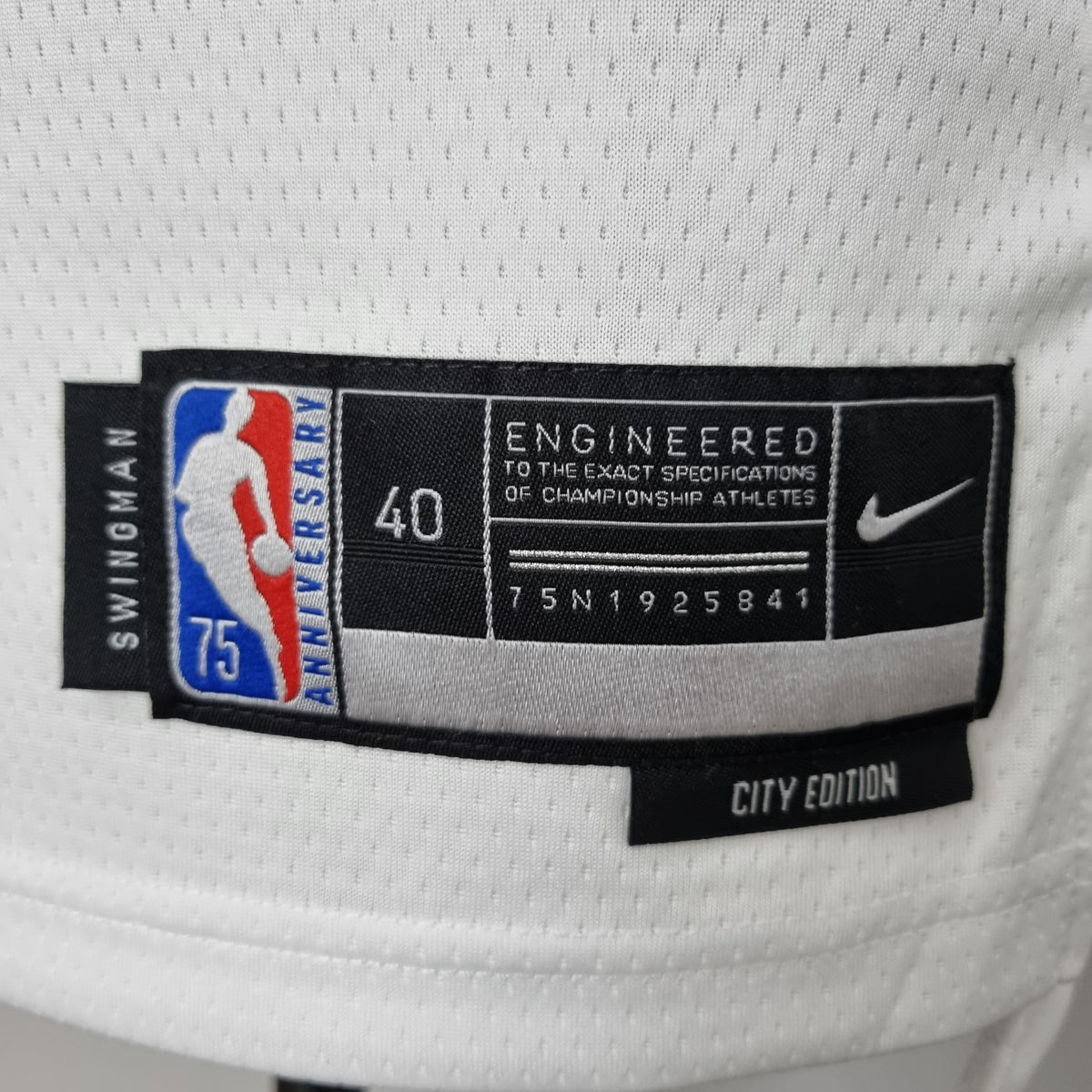 Camisa NBA NY Knicks #17 Lin - 75º Aniversário Branca